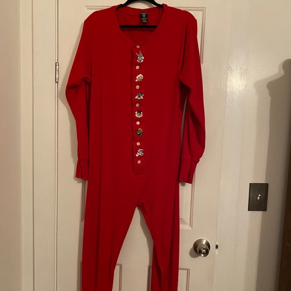 Warner Brothers | Intimates & Sleepwear | Warner Brothers One Piece Pjs ...